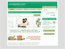 Tablet Screenshot of myrepeats.com
